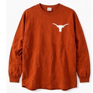 Pressbox University‎ of Texas Longhorns Spirit Jersey Burnt Orange Mens Large L